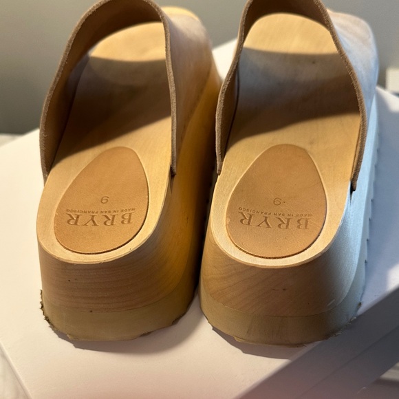 Bryr Tan Suede Chonk Sandals - Picture 6 of 7